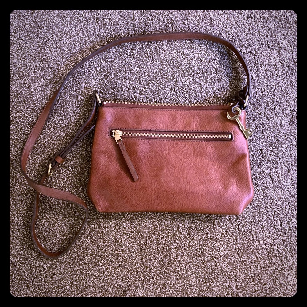 Fossil crossbody leather bag